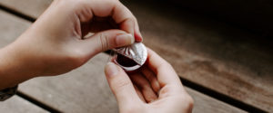 Opening the communion cup